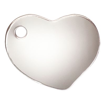 8.0x10.0mm Heart Charm AT