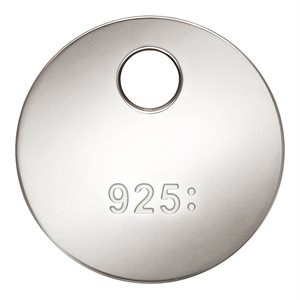 Round Quality Tag (4.0mm) 0.9mm Hole AT