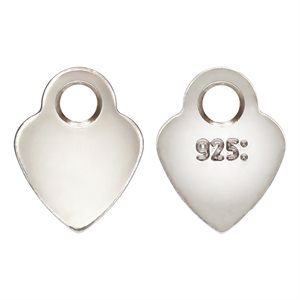 3.5mm Heart Quality Tag AT