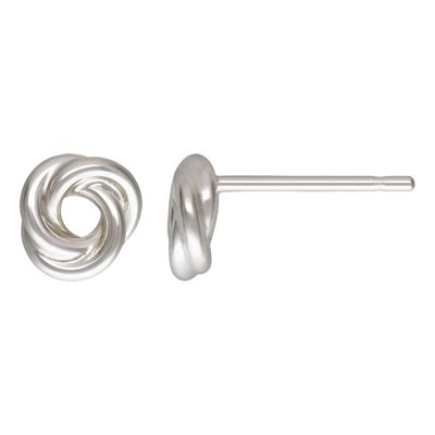 6.0mm Love Knot Post Earring AT