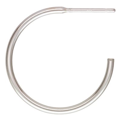 20.0mm 3 / 4 Hoop Post Earrings AT 20.0mm 3 / 4 Hoop Post Earrings AT