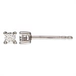 3.0mm Princess CZ Post Earring RH