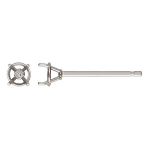 3.0mm 4 Prong Cast Earring AT