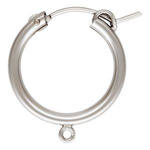 2.3x19.0mm Eurowire Hoop w / Open Ring AT