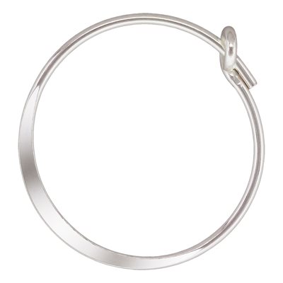 0.70x15.0mm Flattened Wire Hoop AT 0.70x15.0mm Flattened Wire Hoop AT