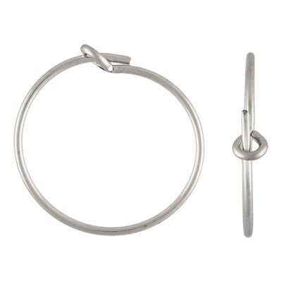 0.70x15.0mm Wire Beading Hoop AT 0.70x15.0mm Wire Beading Hoop AT