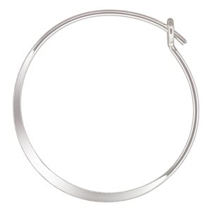 0.70x20.0mm Flattened Wire Hoop AT