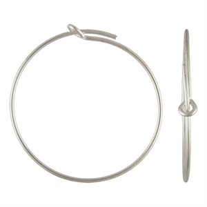 0.70x25.0mm Wire Beading Hoop AT