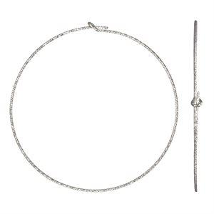 0.70x45.0mm Sparkle Wire Beading Hoop AT