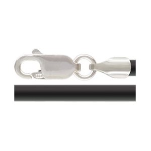 18" 3.0mm Black Rubber LC 3