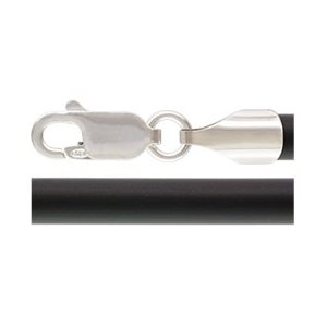 18" 4.0mm Black Rubber LC 3
