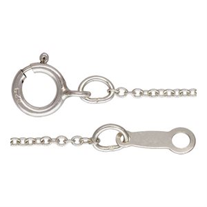 16" 1.2mm Cable Chain AT
