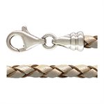 7.5" 3.0mm Pearl Braided Leather Caprice AT