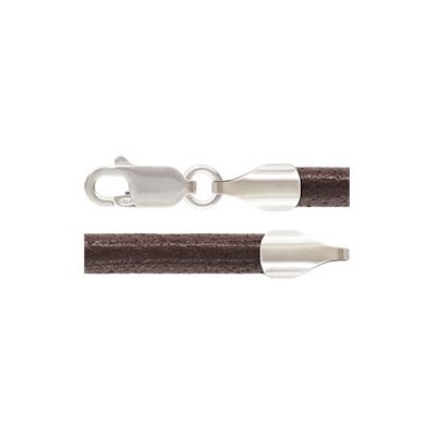 18" 4.0mm Brown Greek Leather LC 3