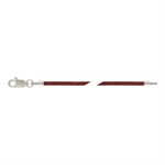 18" 1.5mm Garnet Waxed Cotton LC 1