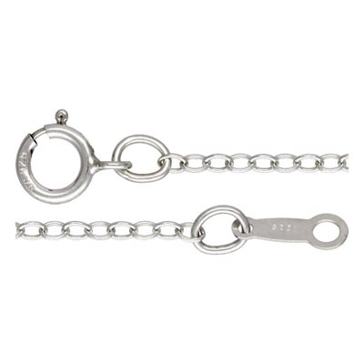16" 1.7mm Cable Chain AT