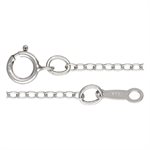 16" 1.7mm Cable Chain AT
