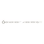 16" 2.5x6.5mm Flat Paperclip Chain AT