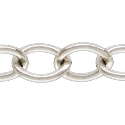 1.9mm (035) Oval Cable Chain 50ft Spool SPAT