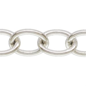 2.5mm (045) Oval Cable Chain 50ft Spool SPAT