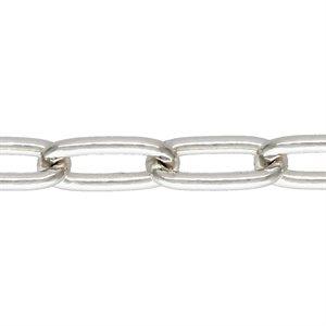 2.3mm (060) Long Oval Cable Chain 50ft Spool SPAT