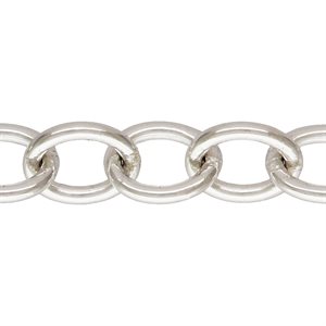 3.4mm (065) Oval Cable Chain 50ft Spool SPAT