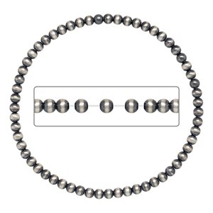 6.5" 3.0mm Navajo Pearl Stretchy Bracelet