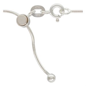 22" Adjustable 1.0mm Snake Chain SPAT