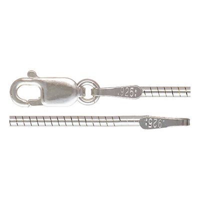 16" 1.1mm Round Omega Chain SPAT