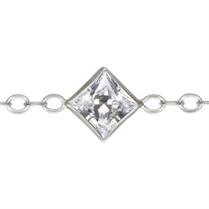 1.7mm Flat Cable 4.0mm Square White 3A CZ (1.25" Spacing) 50ft Spool AT