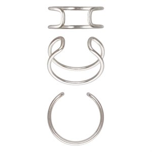 10mm Double Ring Ear Cuff AT