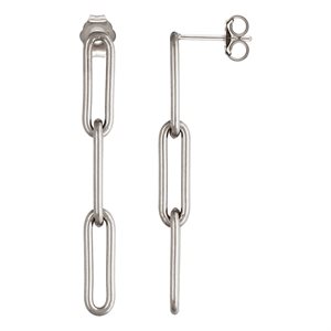 Paperclip Chain (3 Link) Post Earring AT