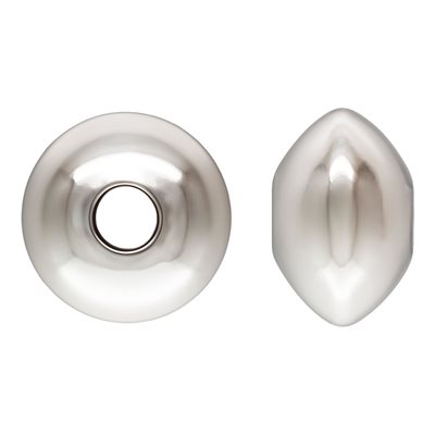 5.7x3.5mm Saucer Bead 1.5mm Hole AT 5.7x3.5mm Saucer Bead 1.5mm Hole AT