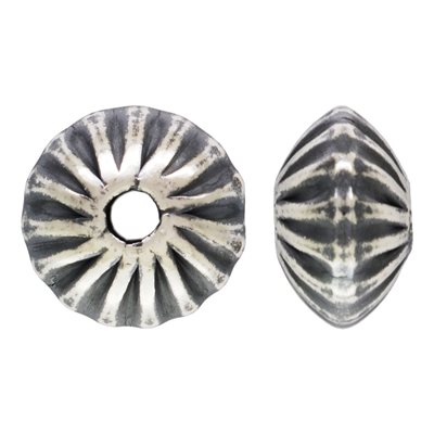 6.7x4.6mm Corr Saucer Bead 1.5mm Hole OX 6.7x4.6mm Corr Saucer Bead 1.5mm Hole OX