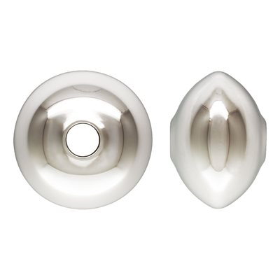 8.0x5.2mm Saucer Bead 1.6mm Hole AT 8.0x5.2mm Saucer Bead 1.6mm Hole AT