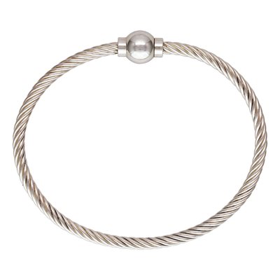 6.5" Threaded Ball Cable Bracelet AT