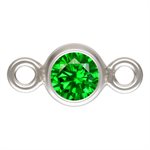 3.0mm Green 3A CZ Bezel Connector AT