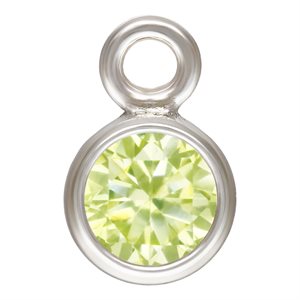 3.0mm Lime 3A CZ Bezel Drop AT