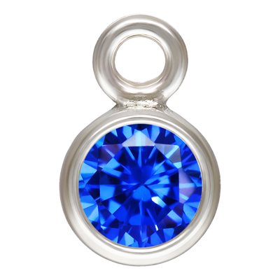 3.0mm Sapphire 3A CZ Bezel Drop AT