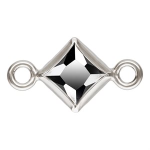3.0mm Black 3A CZ Square Bezel Connector SPAT