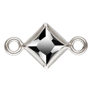 3.0mm Black 3A CZ Square Bezel Connector SPAT