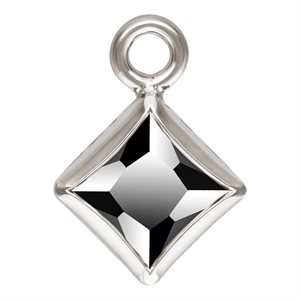 3.0mm Black 3A CZ Square Bezel Drop SPAT