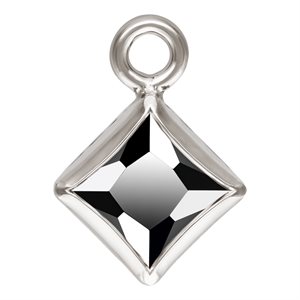 3.0mm Black 3A CZ Square Bezel Drop SPAT