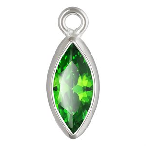 3.0x6.0mm Green 3A CZ Marquise Bezel Drop SPAT