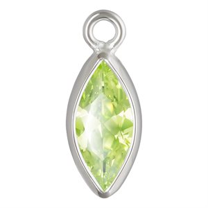 3.0x6.0mm Lime 3A CZ Marquise Bezel Drop SPAT