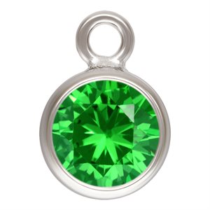 4.0mm Green 3A CZ Bezel Drop AT