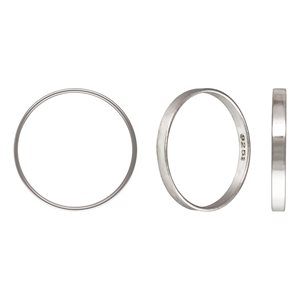 2.25mm Flat Ring US Ring Size 9 AT