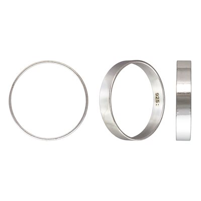 3.5mm Flat Ring US Ring Size 8 AT 3.5mm Flat Ring US Ring Size 8 AT