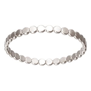 1.8mm Flat Beaded Ring US Ring Size 6 AT