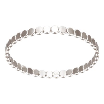 1.8mm Flat Beaded Ring US Ring Size 9 AT 1.8mm Flat Beaded Ring US Ring Size 9 AT